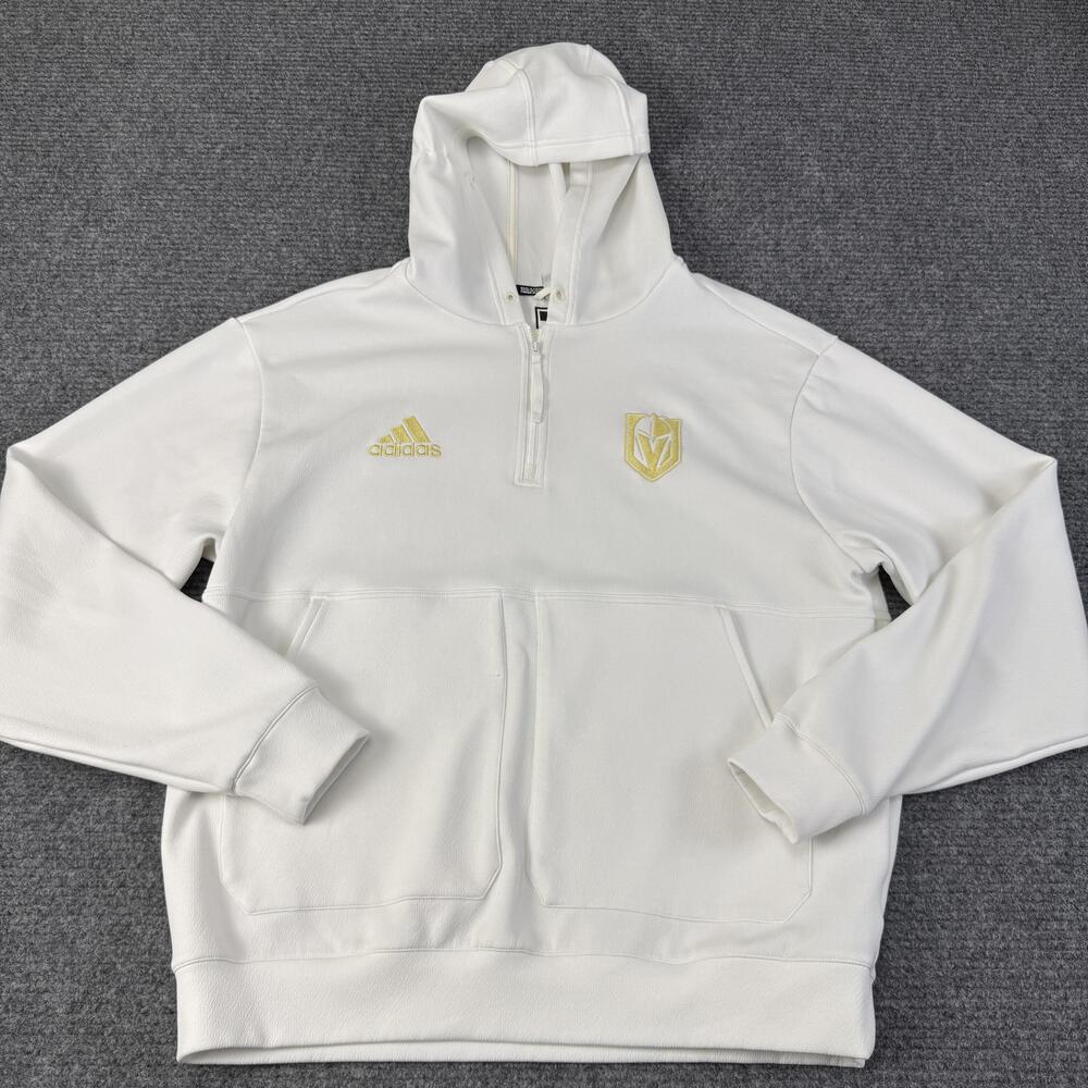 Vegas Golden Knights Hoodie Mens Large NHL Hockey Adidas Team Issue Zero Dye